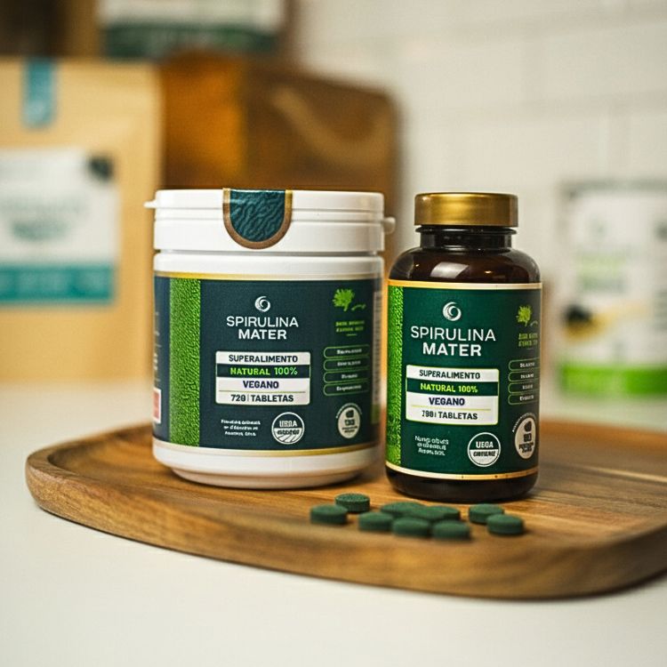 Spirulina en Tabletas - Spirulina Mater