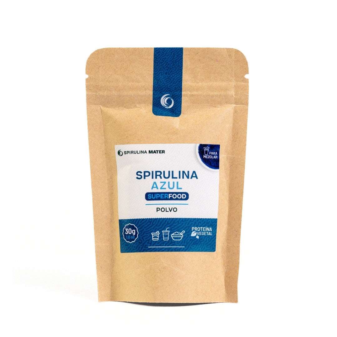 Bolsa de spirulina azul 30 gramos en polvo