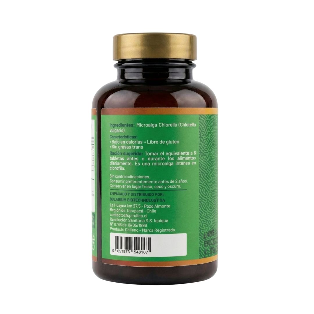 Chlorella Orgánica en Tabletas 270 Unidades