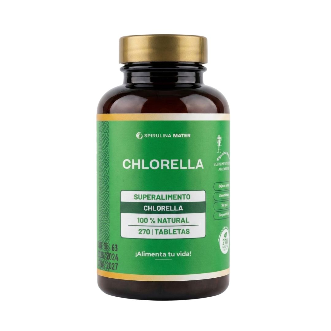 Chlorella Orgánica en Tabletas 270 Unidades