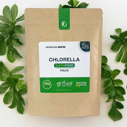 Bolsa de Chlorella en Polvo - 100g - Spirulina Mater
