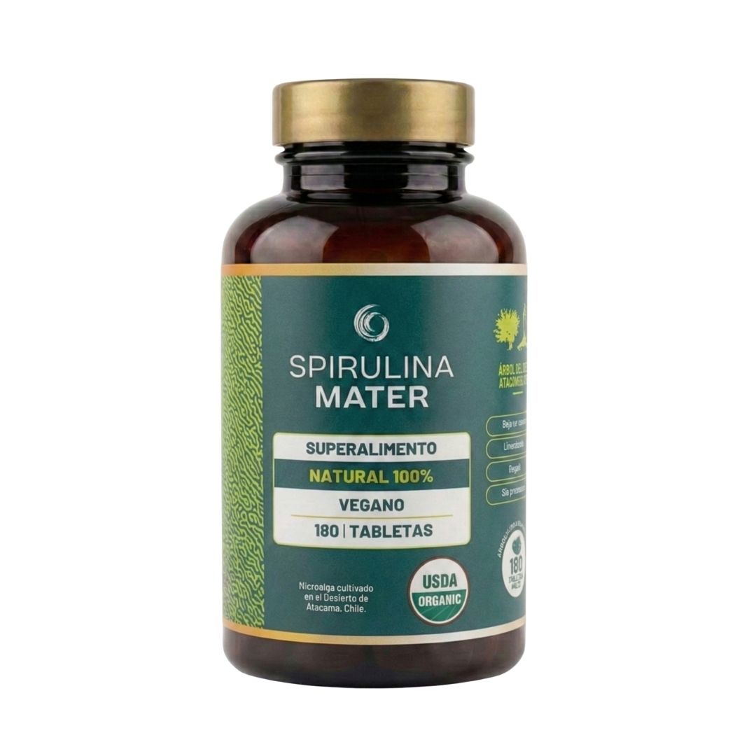 Organic Spirulina 180 tablets.