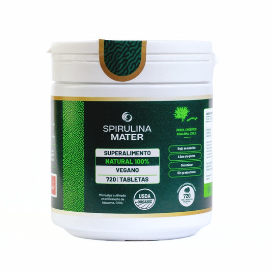 Organic Spirulina Mater 720 tablets.