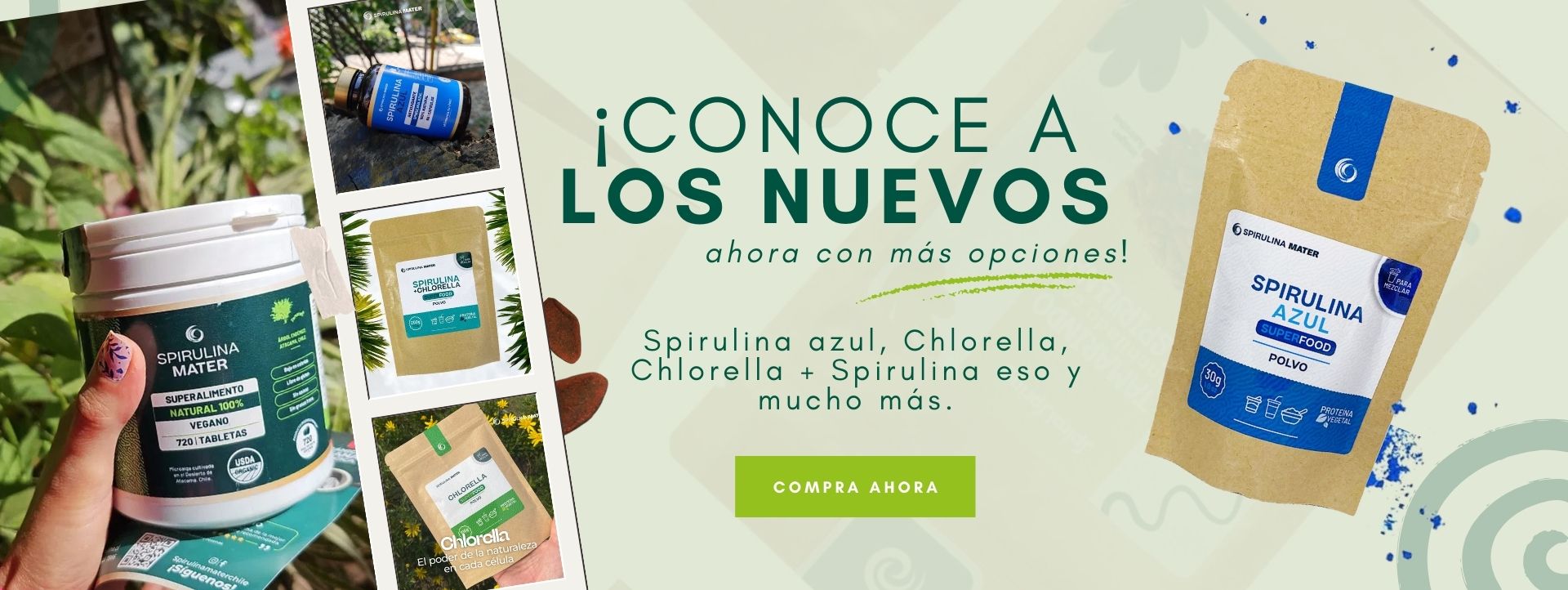 Conoce nuestros nuevos productos a base de spirulina organuca
