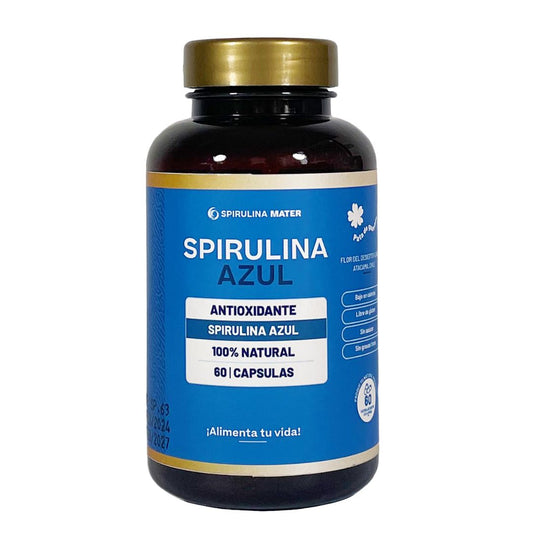 Spirulina Azul - Ficocianina en Cápsulas - 60 cápsulas