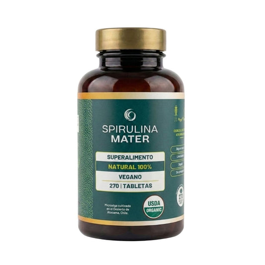 Spirulina Chilena en Tabletas | Frasco de 270 und.